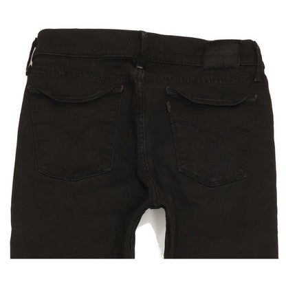 Levi's 710 Super Women Black Skinny Slim Stretch Jeans W29 L31