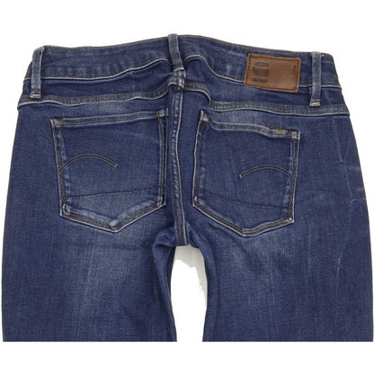 G-Star 3301 Low Women Blue Skinny Slim Stretch Jeans W27 L31