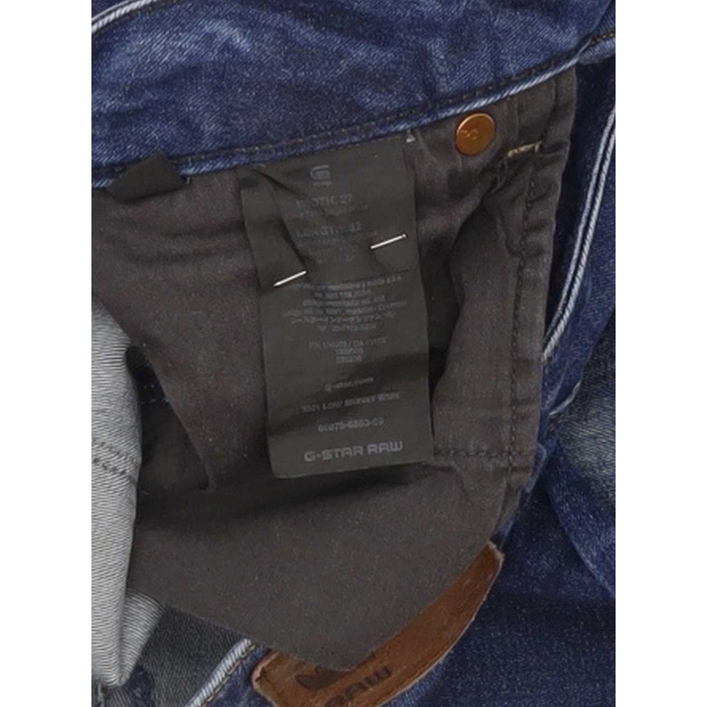 G-Star 3301 Low Women Blue Skinny Slim Stretch Jeans W27 L31