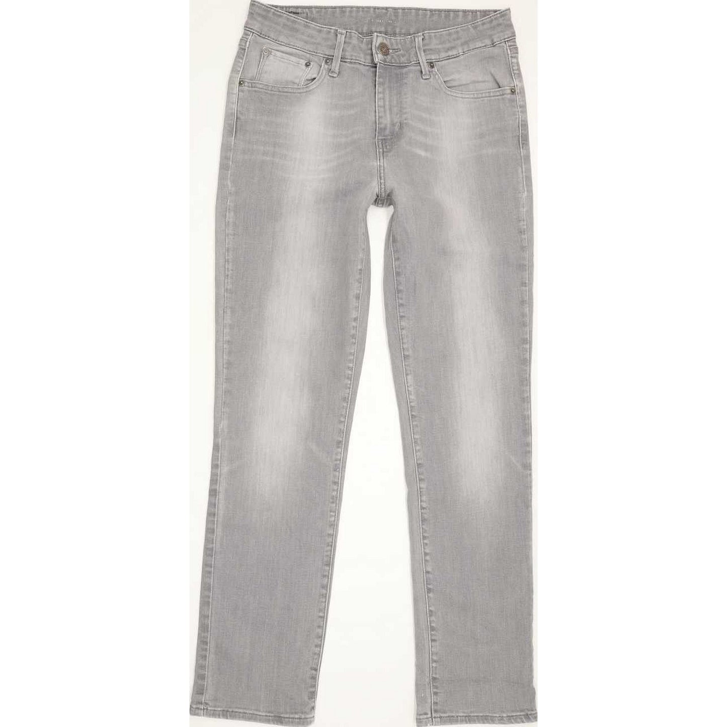 Levi's Men Grey Straight Regular Jeans W28 L29