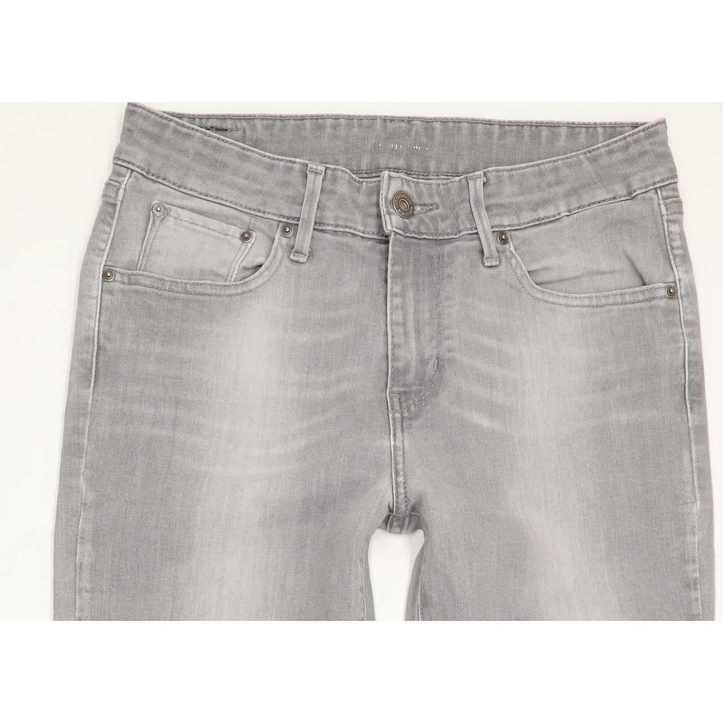 Levi's Men Grey Straight Regular Jeans W28 L29
