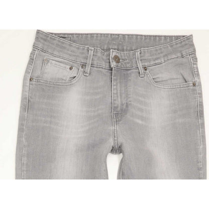 Levi's Men Grey Straight Regular Jeans W28 L29