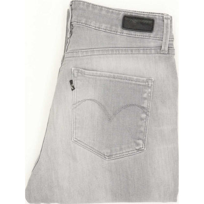 Levi's Men Grey Straight Regular Jeans W28 L29