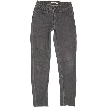 Levi's 721 High Rise Women Grey Skinny Stretch Jeans W27 L29