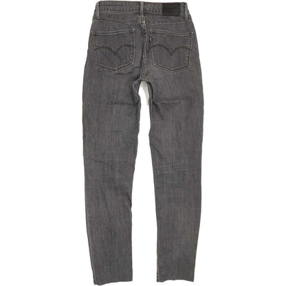 Levi's 721 High Rise Women Grey Skinny Stretch Jeans W27 L29