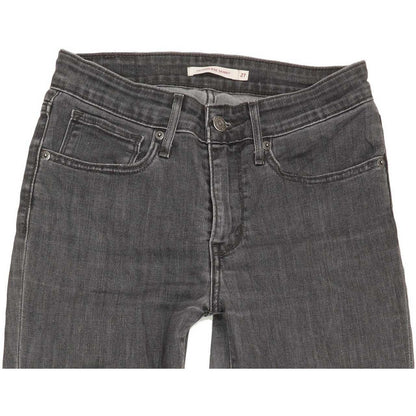 Levi's 721 High Rise Women Grey Skinny Stretch Jeans W27 L29
