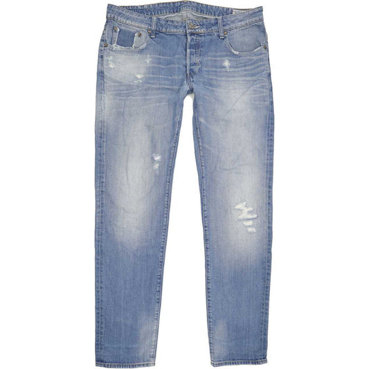 G-Star 3301 Low Men Blue Tapered Regular Jeans W36 L34
