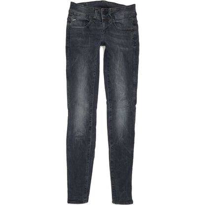 G-Star Lynn Mid Women Blue Skinny Slim Stretch Jeans W26 L32