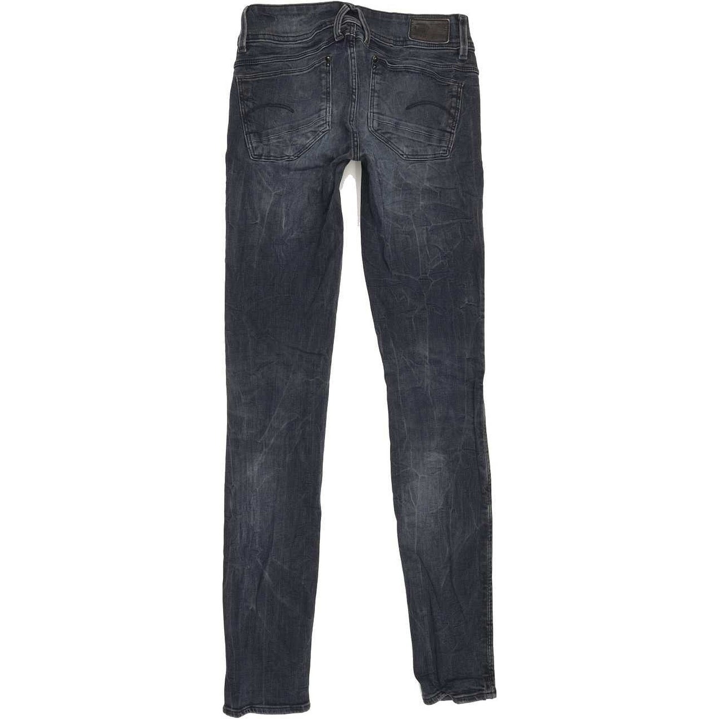 G-Star Lynn Mid Women Blue Skinny Slim Stretch Jeans W26 L32