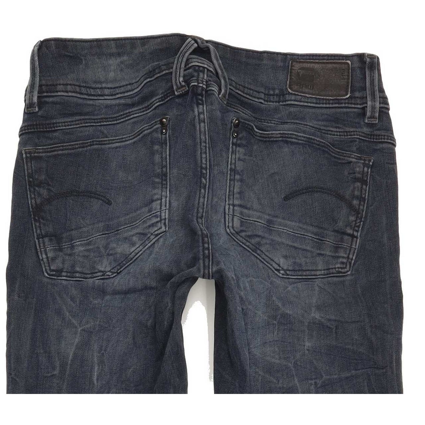 G-Star Lynn Mid Women Blue Skinny Slim Stretch Jeans W26 L32