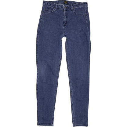 Lee Scarlet High Rise Blue Skinny Slim Stretch Jeans High Waisted W31 L31