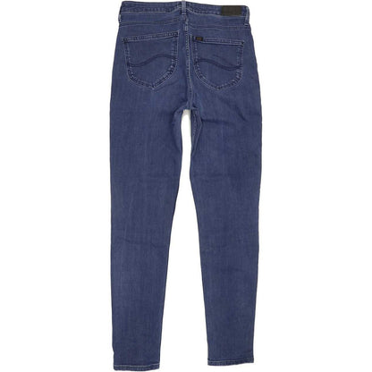 Lee Scarlet High Rise Blue Skinny Slim Stretch Jeans High Waisted W31 L31