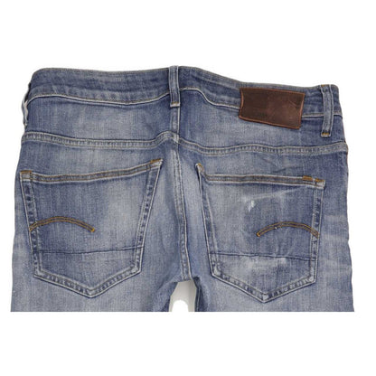 G-Star 3301 Men Blue Straight Slim Stretch Jeans W31 L29