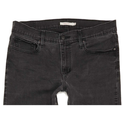 Levi's Slimming Men Black Straight Slim Jeans W32 L33