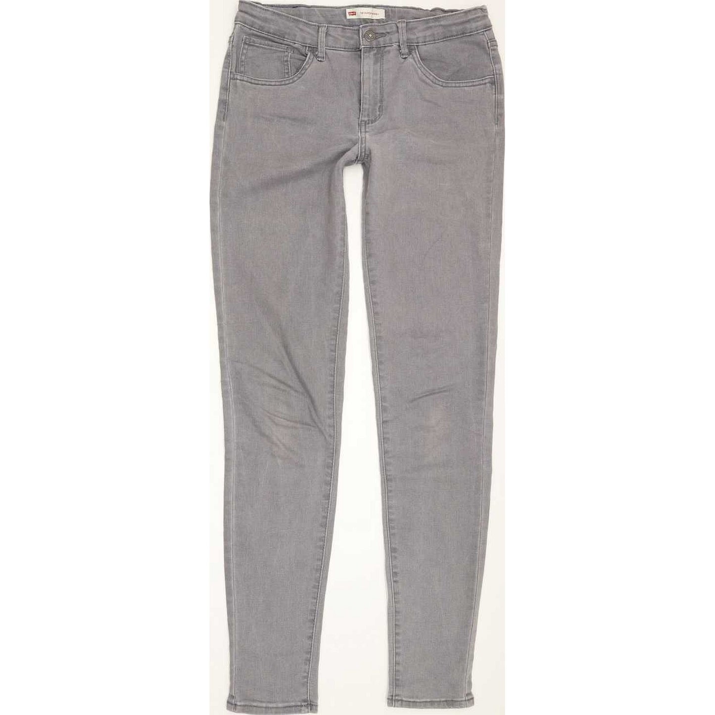 Levi's Kids 710 Super Grey Skinny Regular Stretch Jeans W27 L31