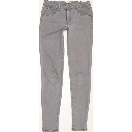 Levi's Kids 710 Super Grey Skinny Regular Stretch Jeans W27 L31