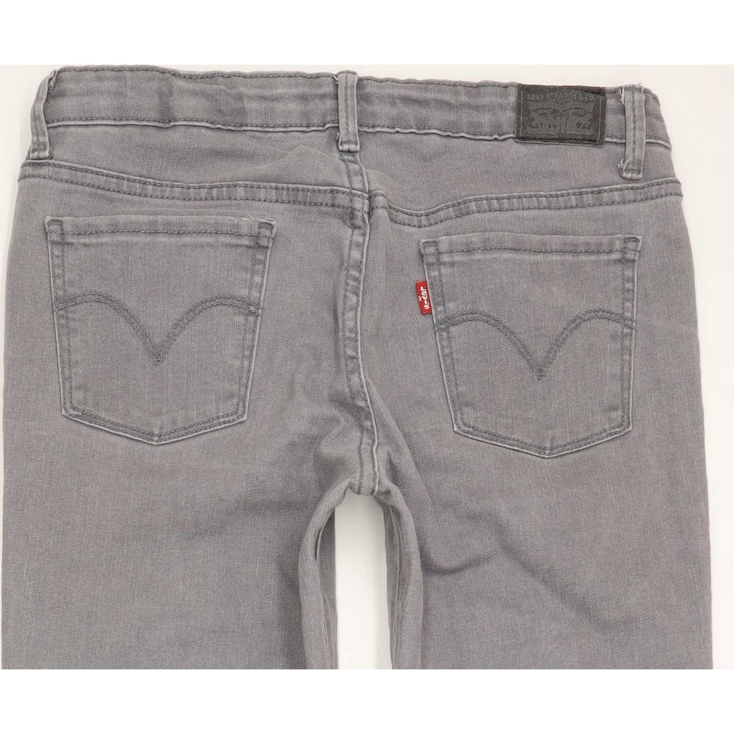 Levi's Kids 710 Super Grey Skinny Regular Stretch Jeans W27 L31