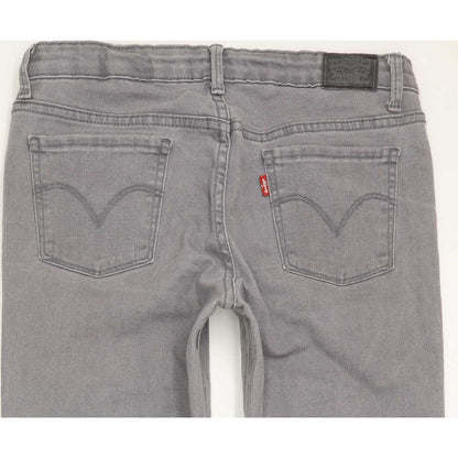 Levi's Kids 710 Super Grey Skinny Regular Stretch Jeans W27 L31