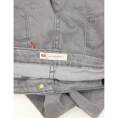 Levi's Kids 710 Super Grey Skinny Regular Stretch Jeans W27 L31