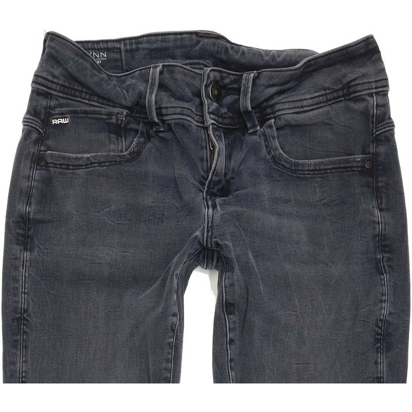 G-Star Lynn Mid Women Blue Skinny Slim Stretch Jeans W29 L32
