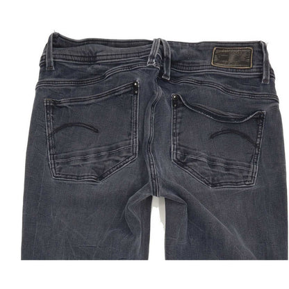 G-Star Lynn Mid Women Blue Skinny Slim Stretch Jeans W29 L32