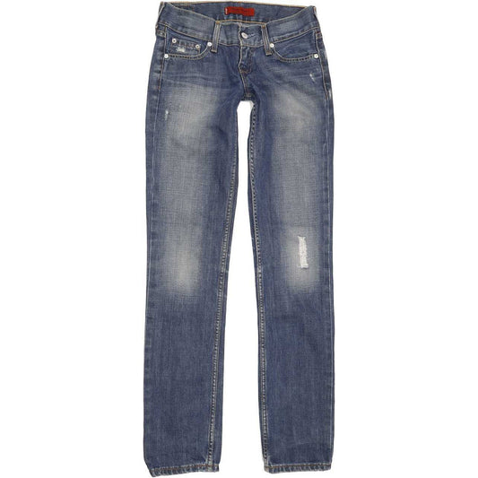 Levi's Patty Anne Women Blue Straight Slim Jeans W26 L33