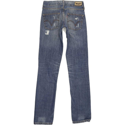 Levi's Patty Anne Women Blue Straight Slim Jeans W26 L33