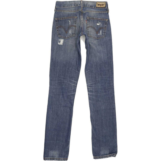 Levi's Patty Anne Women Blue Straight Slim Jeans W26 L33