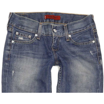Levi's Patty Anne Women Blue Straight Slim Jeans W26 L33