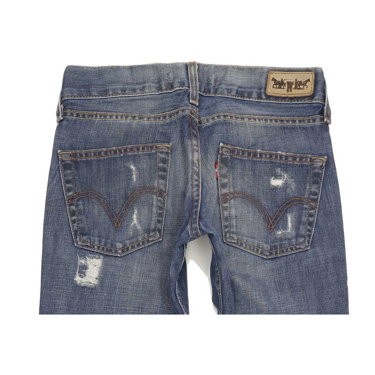 Levi's Patty Anne Women Blue Straight Slim Jeans W26 L33