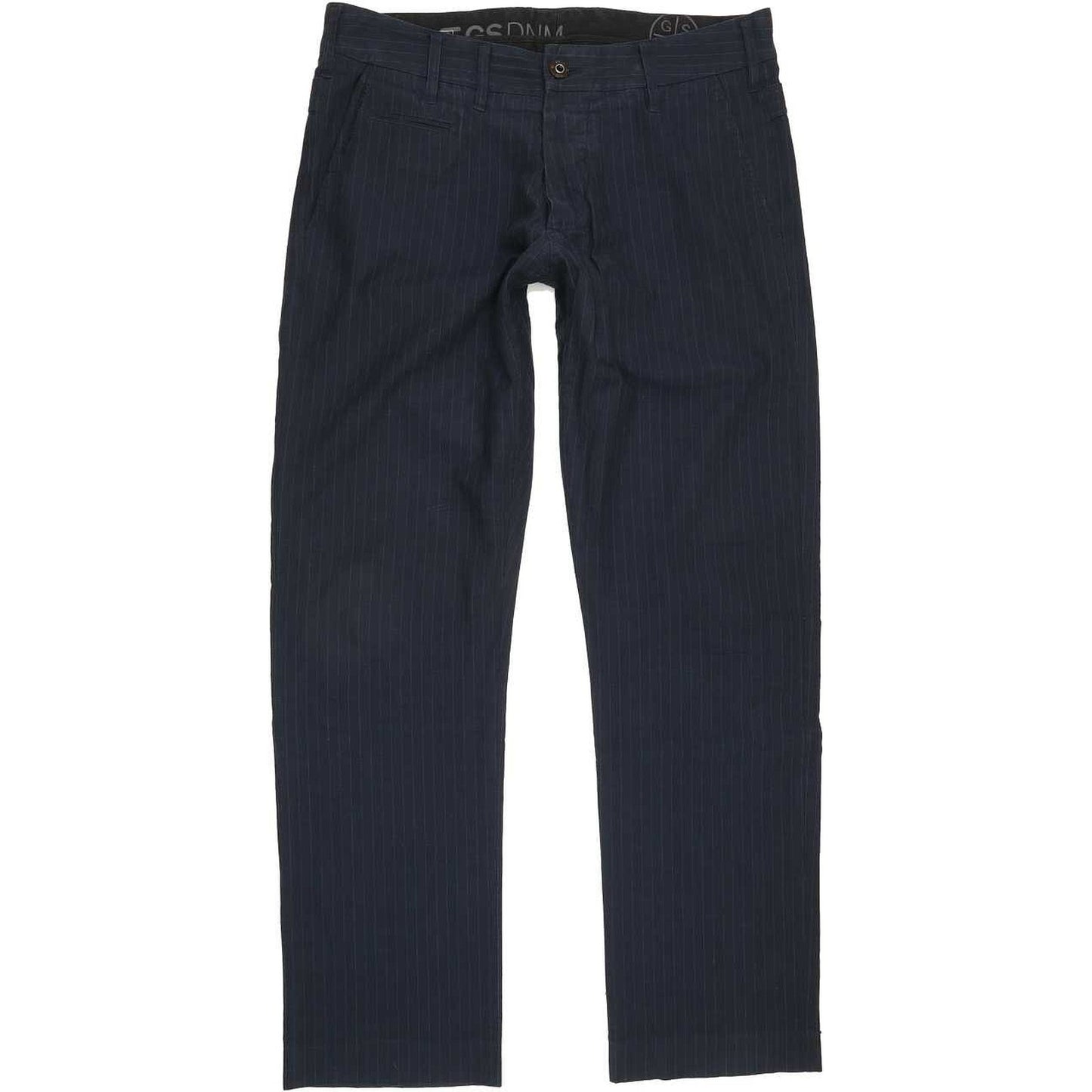 G-Star Men Blue Straight Slim Chino Trousers W31 L30