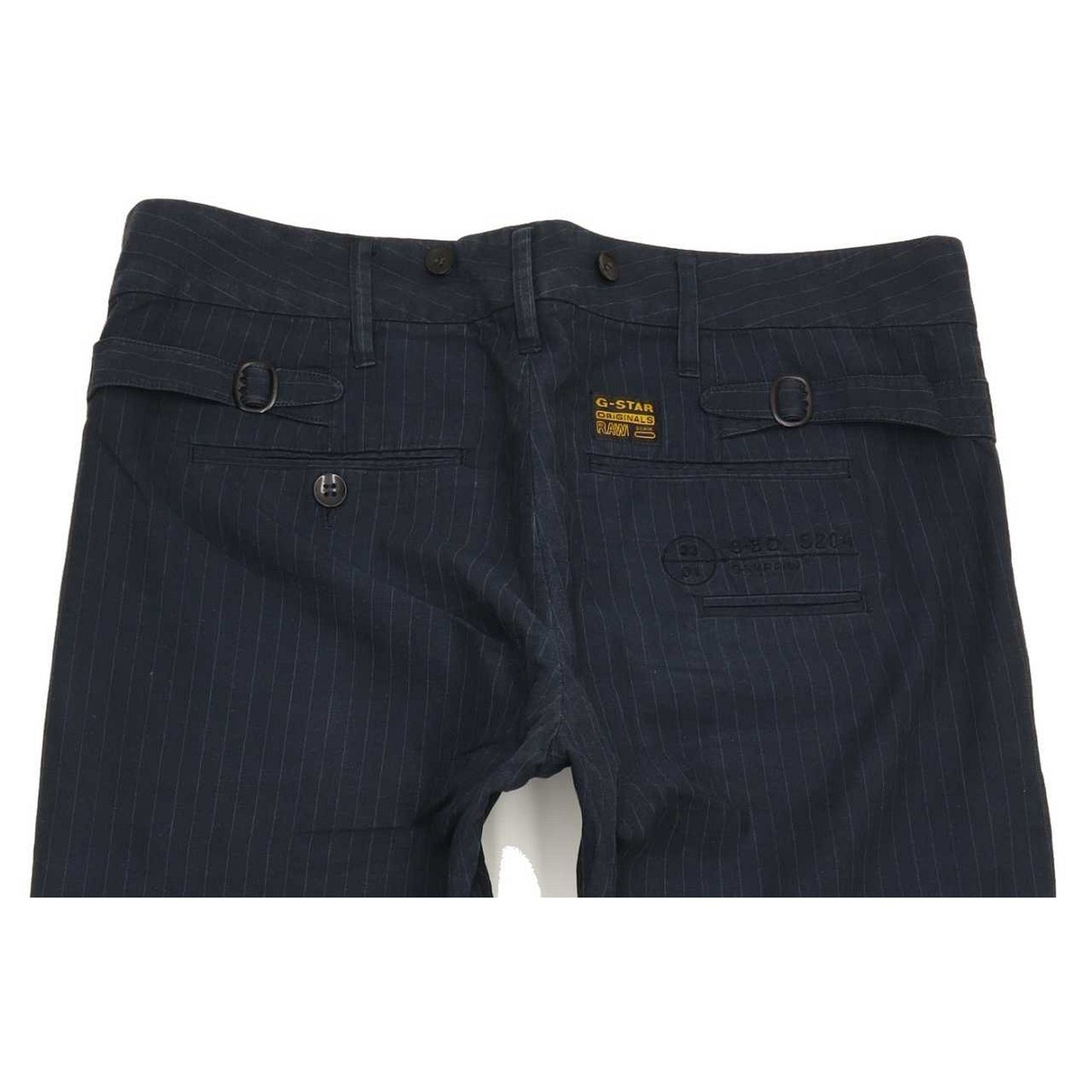 G-Star Men Blue Straight Slim Chino Trousers W31 L30
