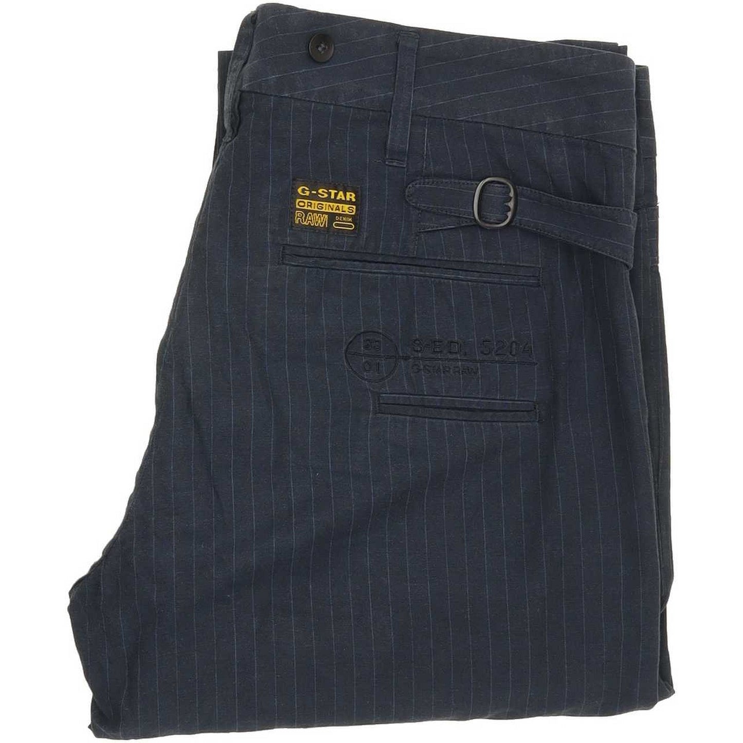 G-Star Men Blue Straight Slim Chino Trousers W31 L30