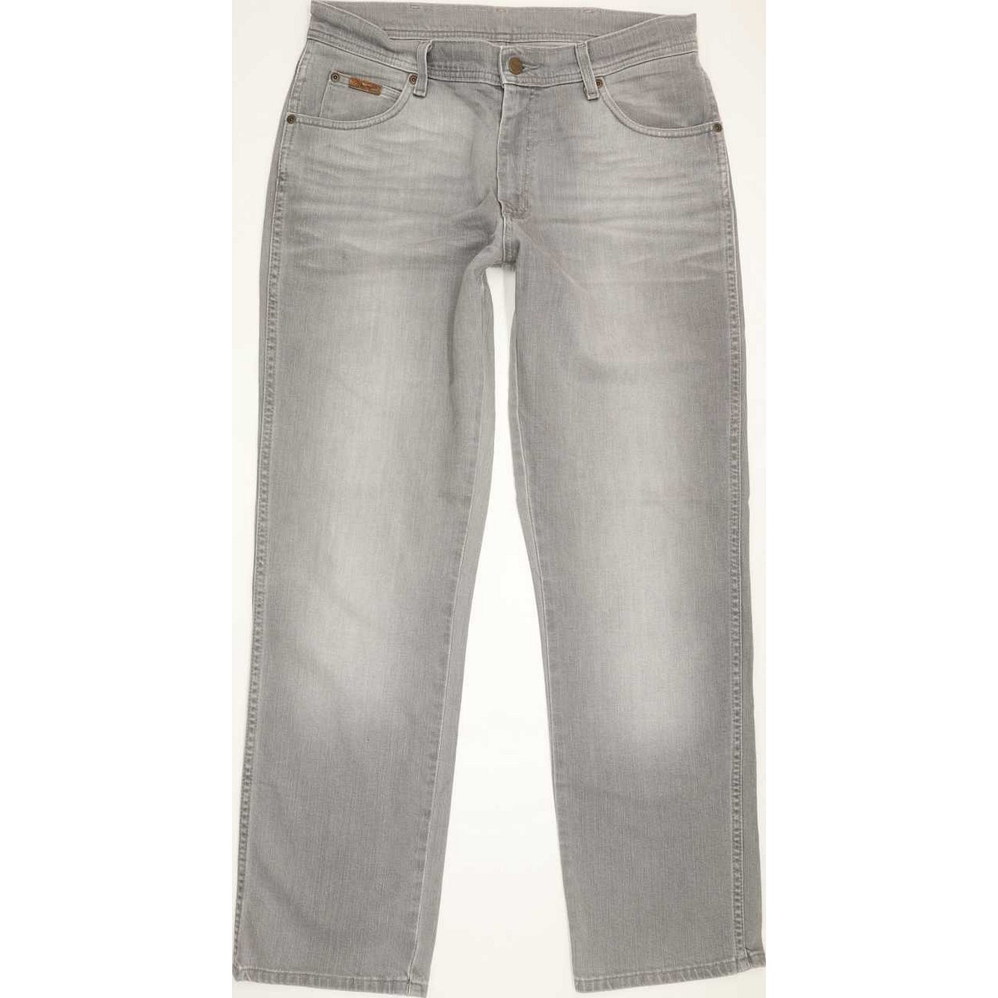 Wrangler Texas Men Grey Straight Regular Jeans W33 L31