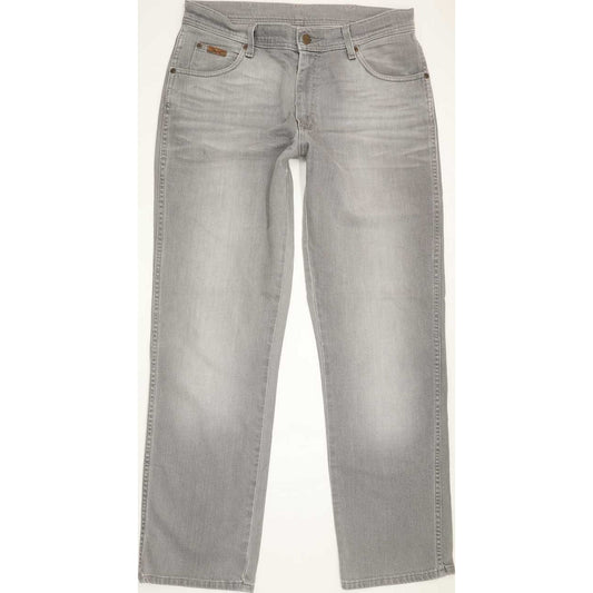 Wrangler Texas Men Grey Straight Regular Jeans W33 L31