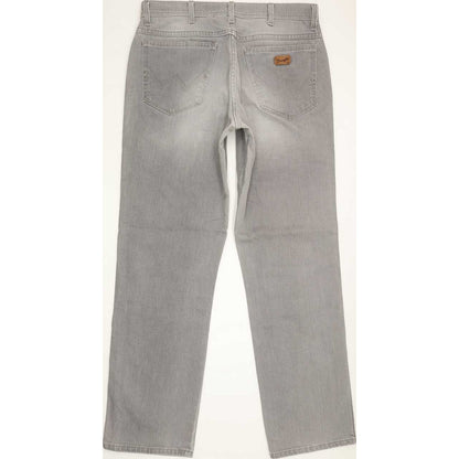 Wrangler Texas Men Grey Straight Regular Jeans W33 L31