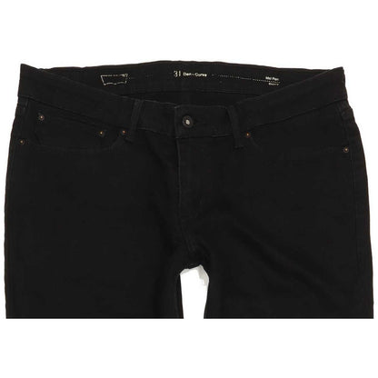 Levi's Demi Curve Women Black Skinny Slim Jeans W31 L27