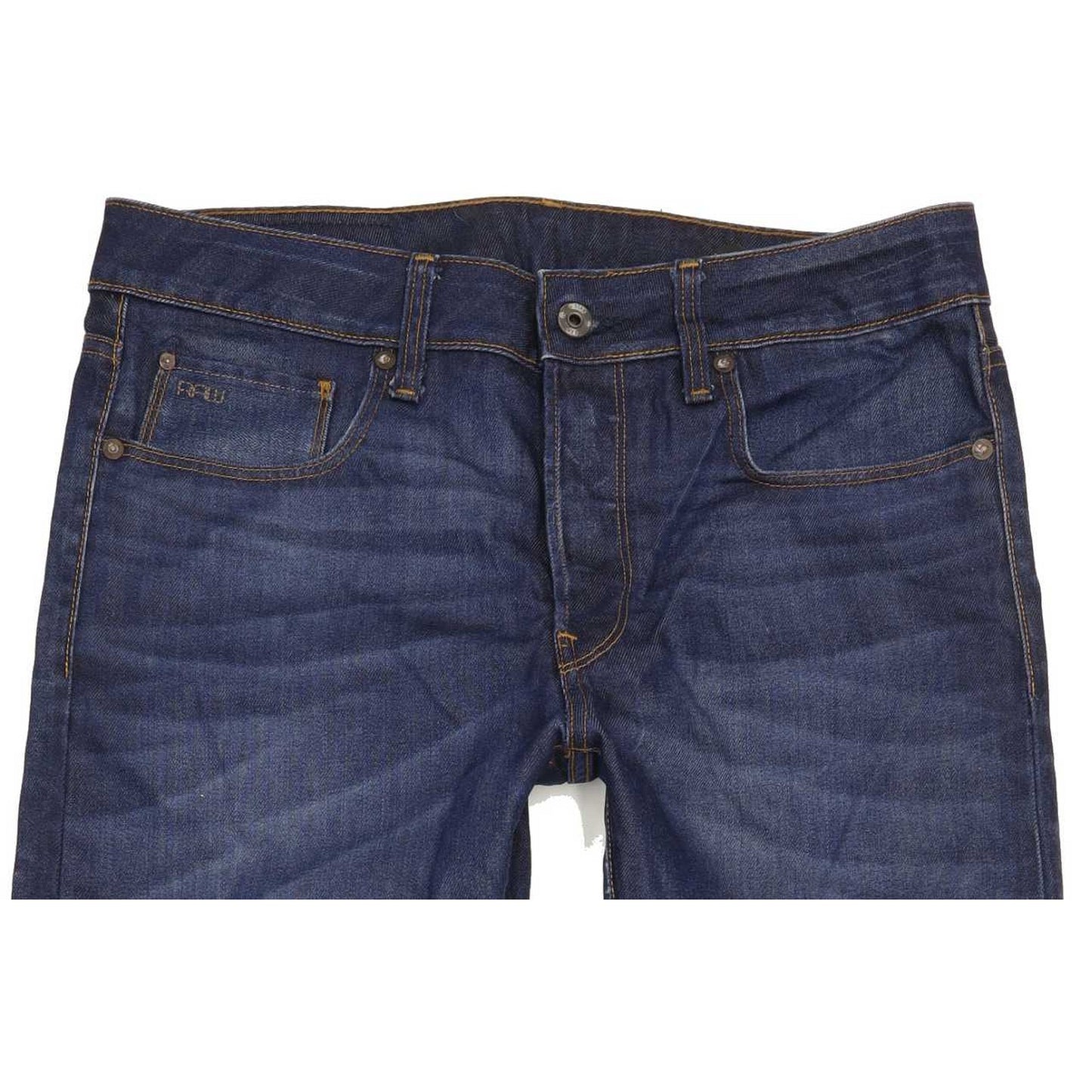 G-Star 3301 Men Blue Straight Regular Jeans W32 L31