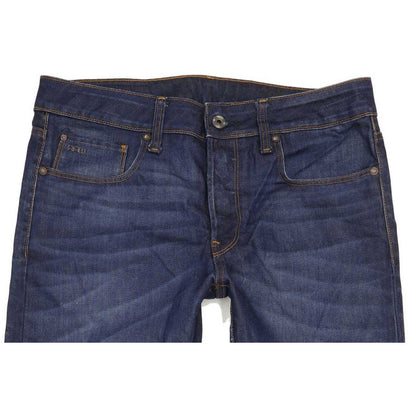 G-Star 3301 Men Blue Straight Regular Jeans W32 L31