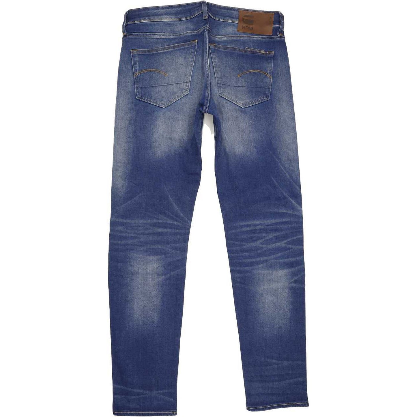 G-Star 3301 Men Blue Straight Slim Stretch Jeans W31 L33
