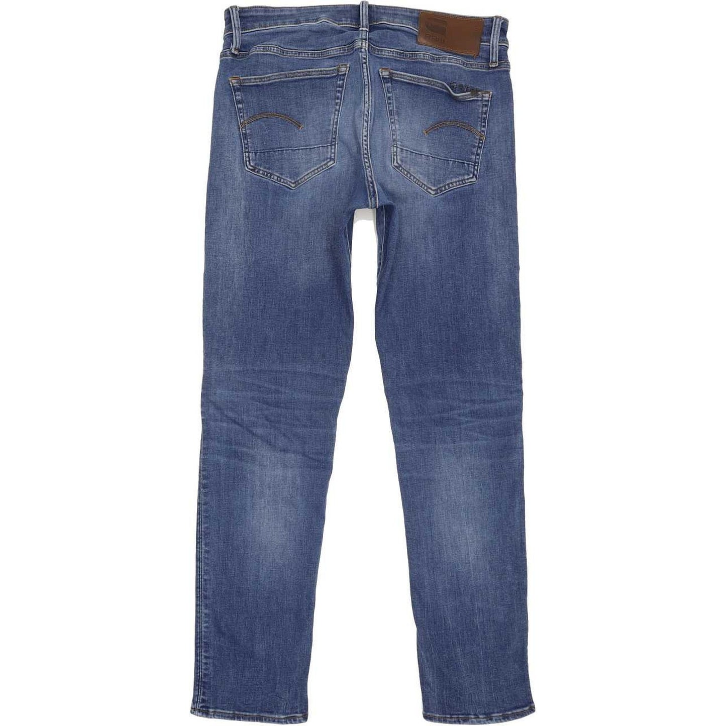 G-Star 3301 Men Blue Straight Slim Stretch Jeans W32 L31