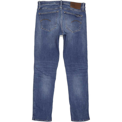 G-Star 3301 Men Blue Straight Slim Stretch Jeans W32 L31