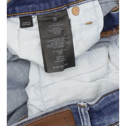 G-Star 3301 Men Blue Straight Slim Stretch Jeans W32 L31