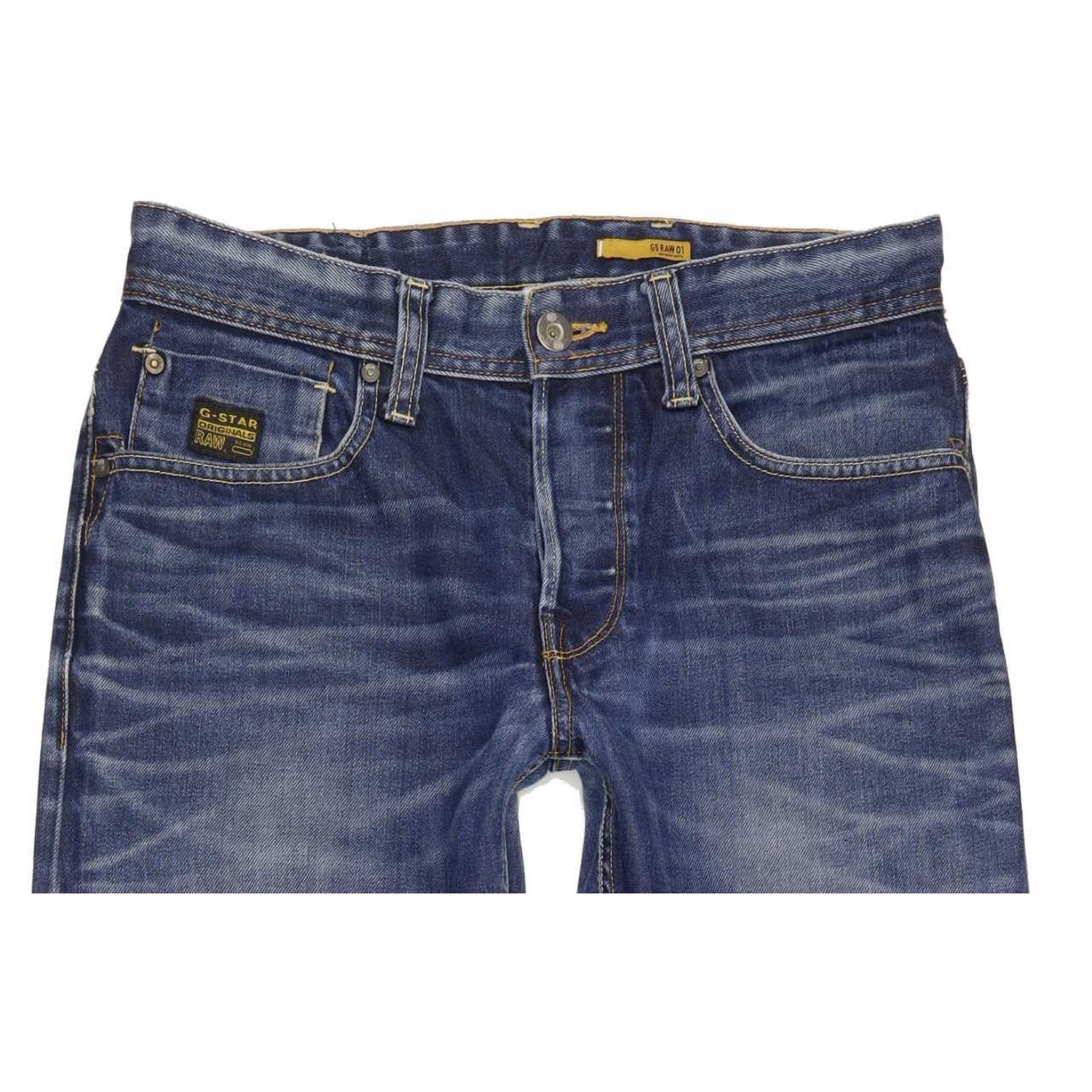 G-Star Porter Men Blue Straight Regular Jeans W32 L33