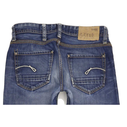 G-Star Porter Men Blue Straight Regular Jeans W32 L33