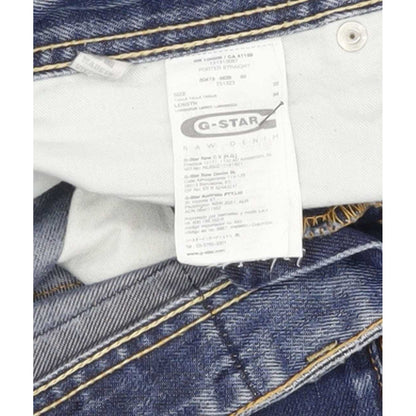 G-Star Porter Men Blue Straight Regular Jeans W32 L33