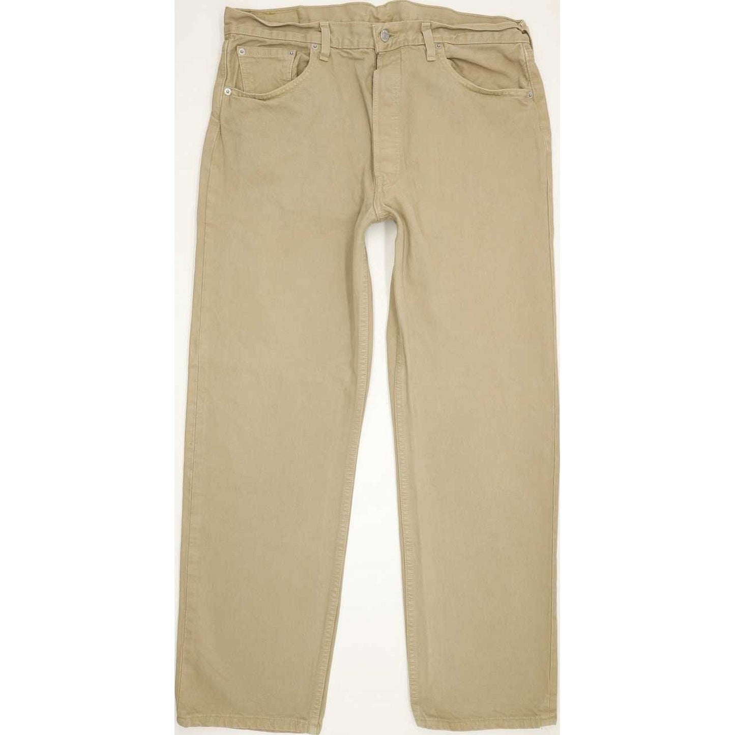 Levi's 501 Made in USA Men Beige Straight Regular Jeans W38 L30