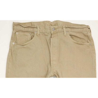 Levi's 501 Made in USA Men Beige Straight Regular Jeans W38 L30