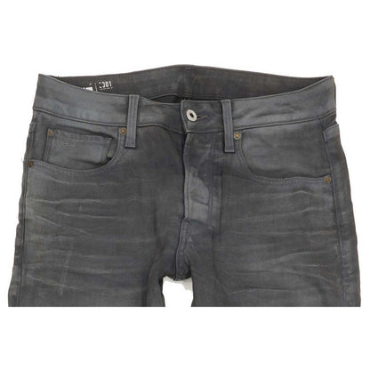 G-Star 3301 Men Grey Straight Slim Stretch Jeans W30 L29