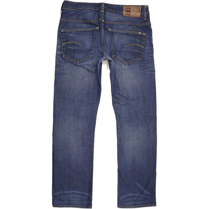 G-Star 3301 Men Blue Straight Regular Jeans W33 L31